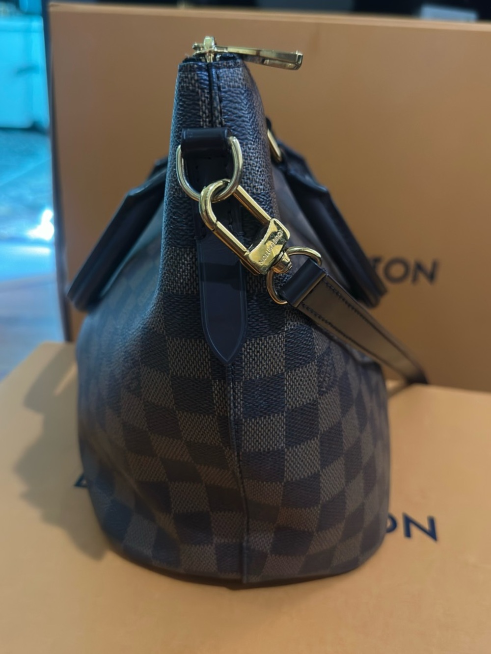Louis Vuitton Siena pm Damier Ebene Brown Handbag - Picture 9 of 15
